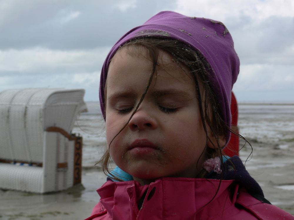 Nordseestrand in den Augen