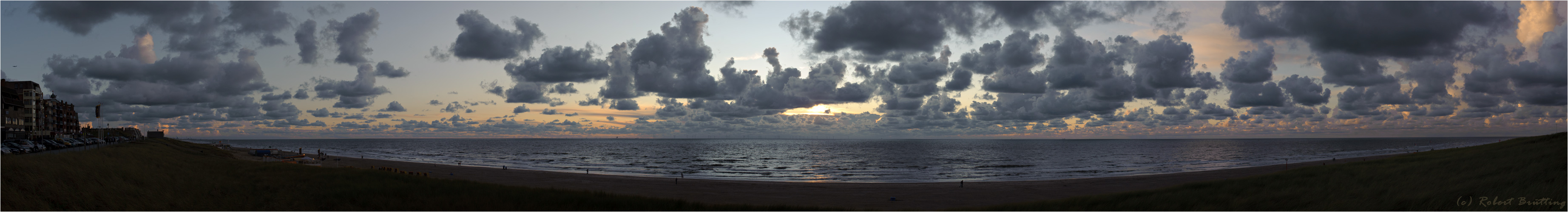 Nordseewolkenpanorama