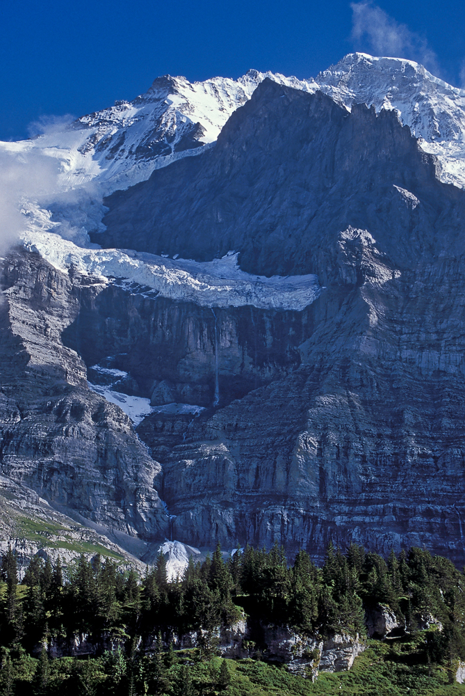 Nordseite der Jungfrau von der Wengernalp