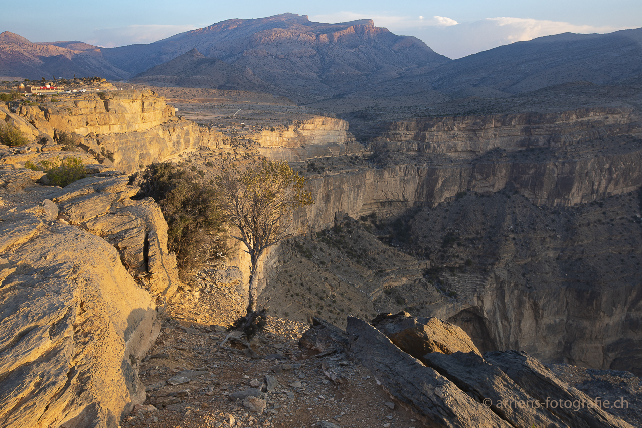 Nordseite Dschabal Schams Canyon