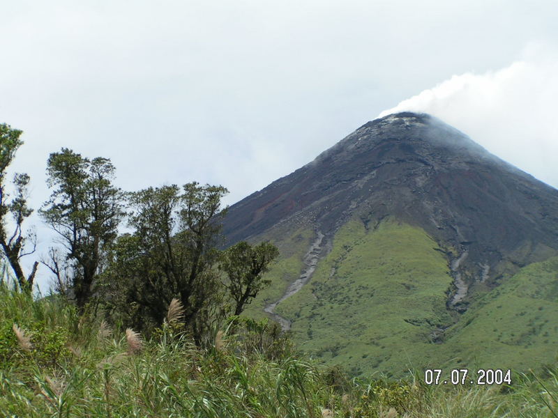 Nordseite Mayon Volcano, Albay, Philippines