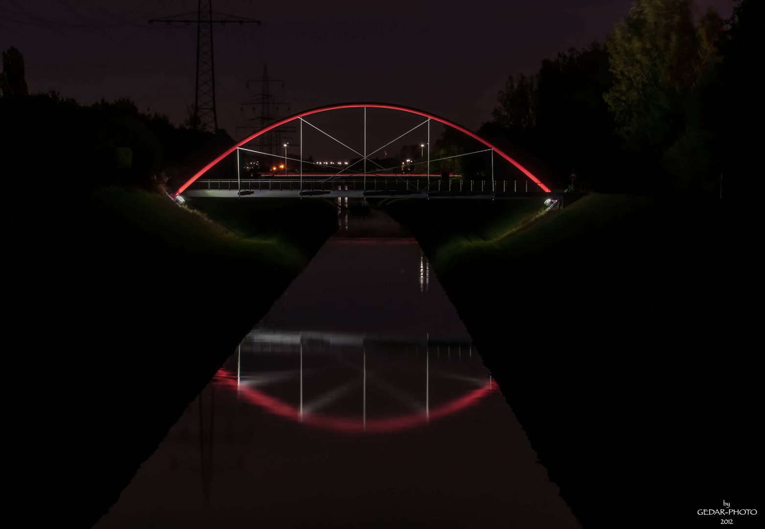 Nordsternpark bei Nacht - GE