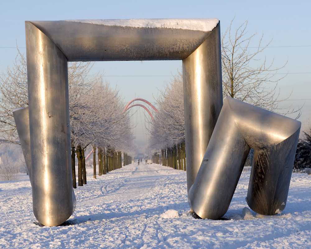 Nordsternpark im Winter