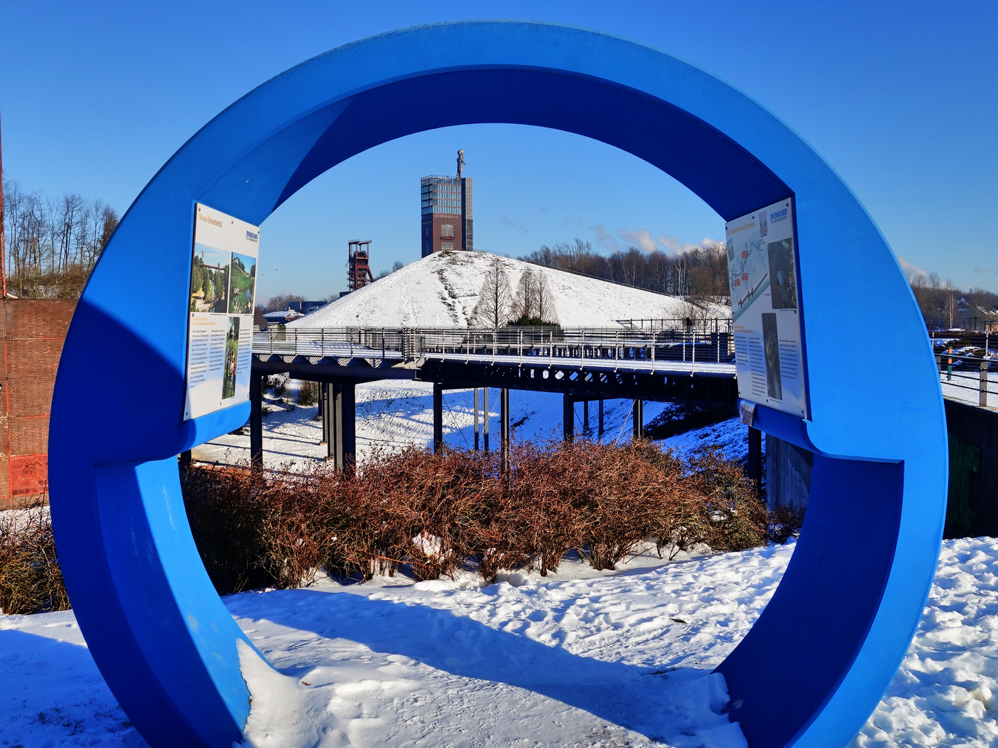 Nordsternpark in Gelsenkichen. Foto vom Februar 2021