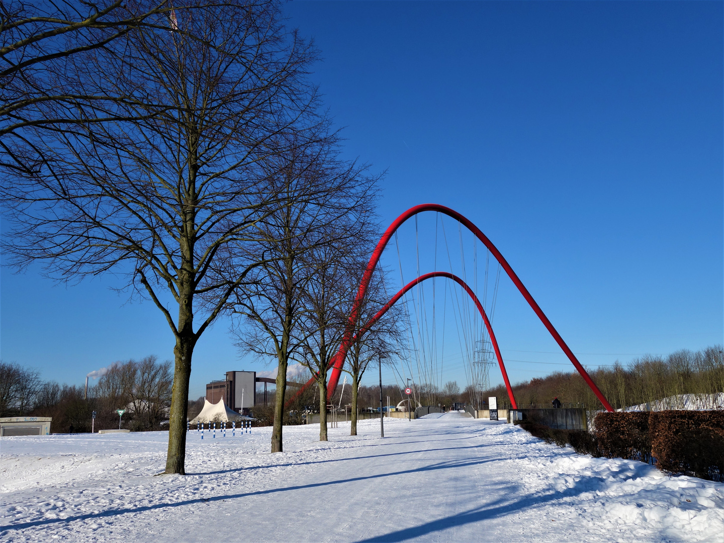 Nordsternpark in Gelsenkichen. Foto vom Februar 2021