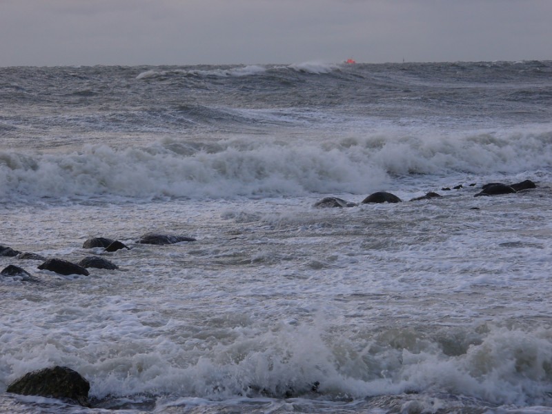 Nordsturm an der Kieler Bucht