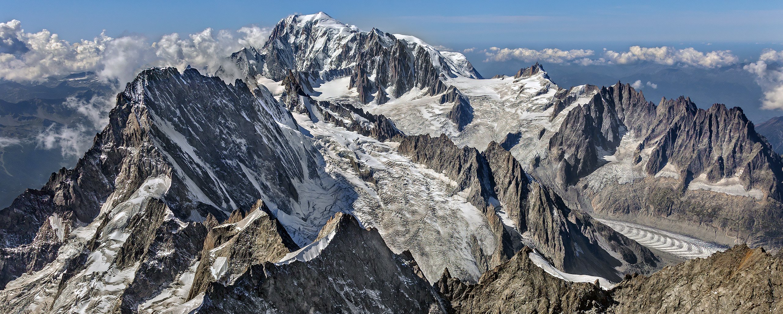 Nordwand der GRANDES JORASSES Foto & Bild natur, landschaft, berge