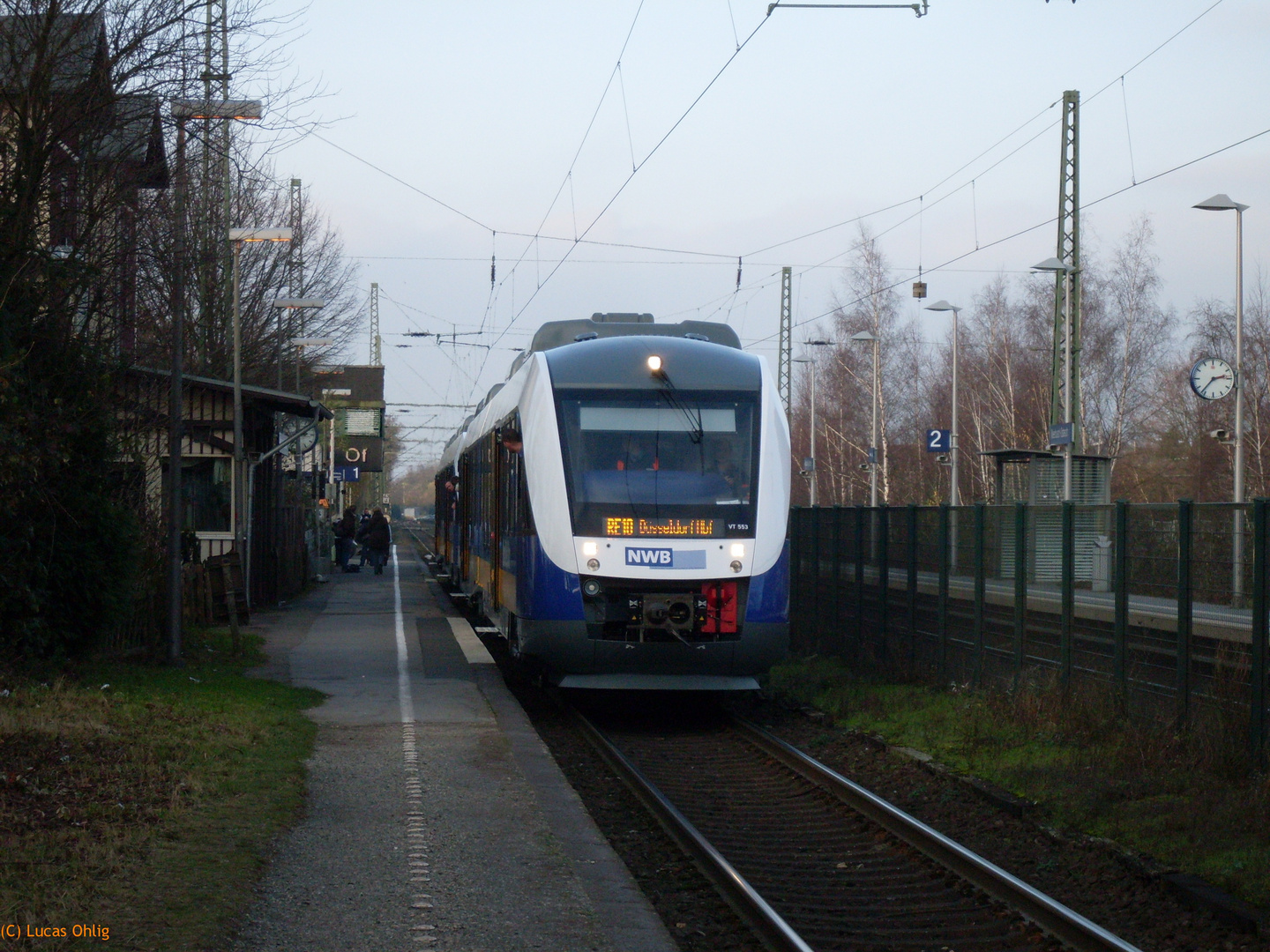 NordWestBahn in Meerbusch-Osterrath