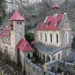 Nordwestliche Modellansicht der Burgkapelle