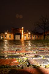 Nordwollegelände in Delmenhorst bei Nacht