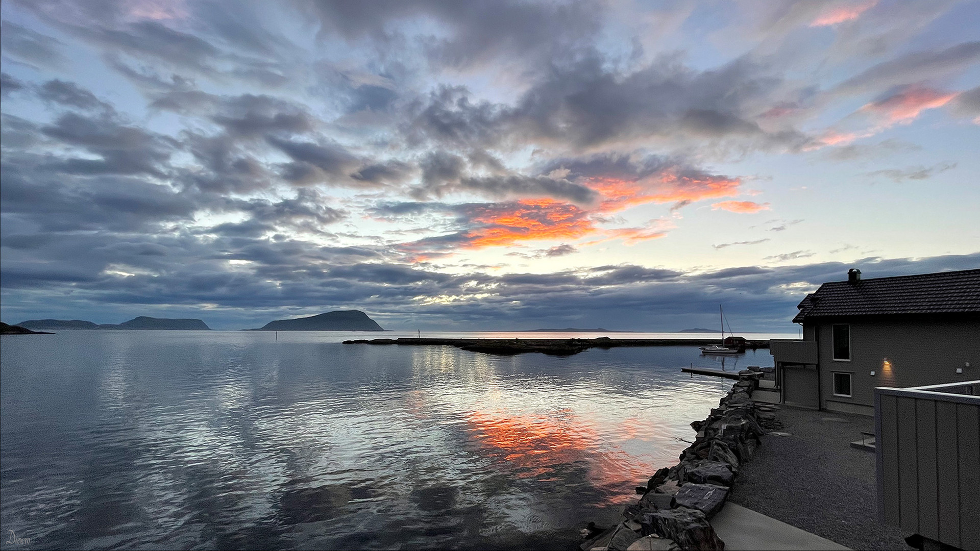 NORGE 24 Uhr SONNENUNTERGANG