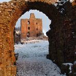 Norham Castle im Winter