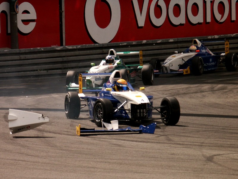 Norisring2002 - Formel BMW ADAC Meisterschaft - Crash