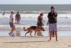 Normaler Tag am Strand in Kapstadt