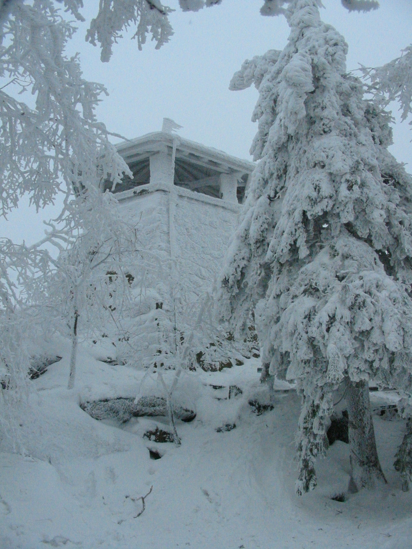 normaler Winter im Fichtelgebirge