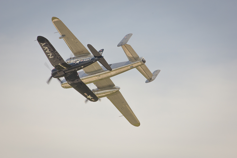 North American B-25 Mitchell, Chance-Vought F4U-4 Corsair