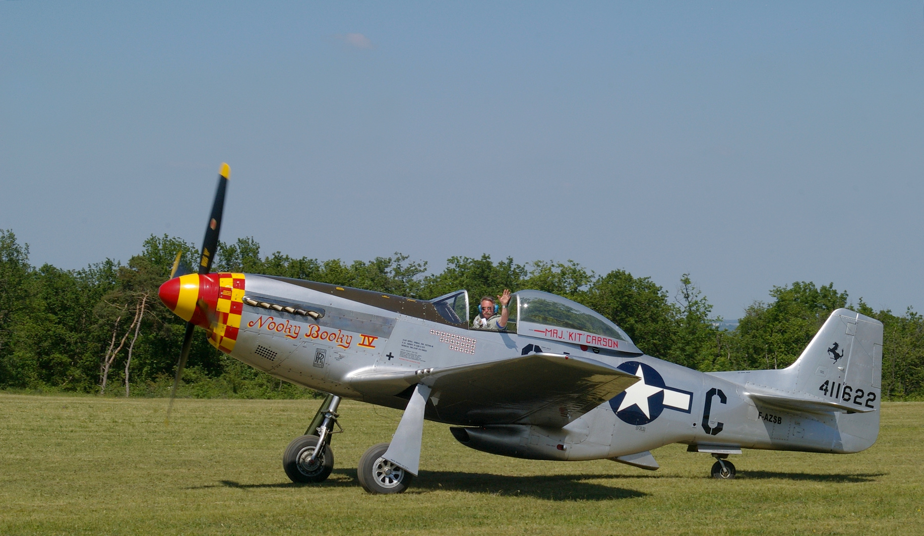 North American P-51 Mustang - Ferté Allais 2010