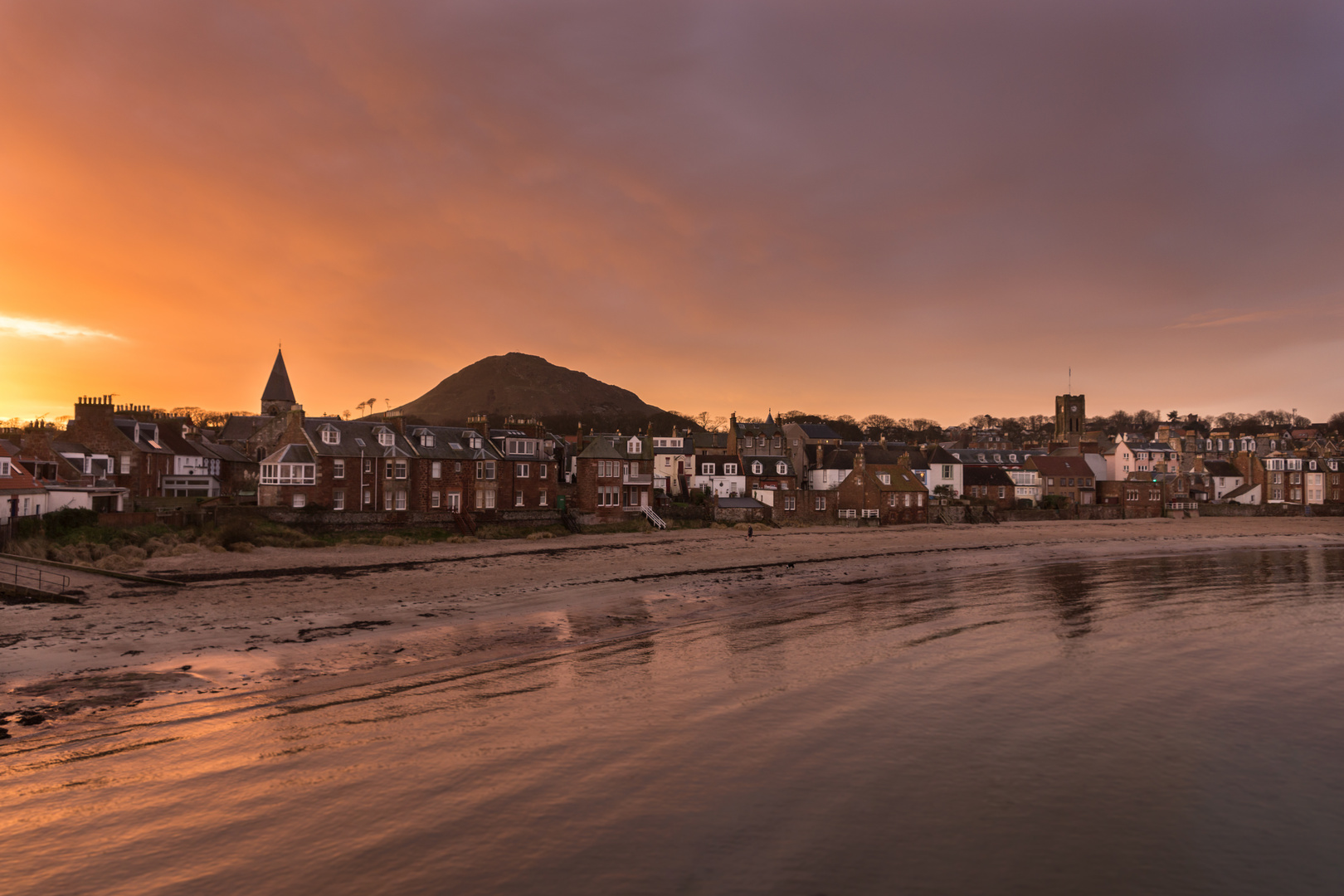 North Berwick (Scotland) Sonnenaufgang