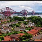 North Queensferry - Blick auf die Forth Rail Bridge