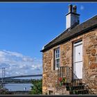 North Queensferry - Blick auf die Forth Road Bridge