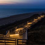 North Sea at night