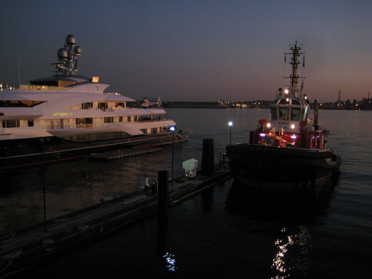 North Vancouver harbour.British Columbia.Canada