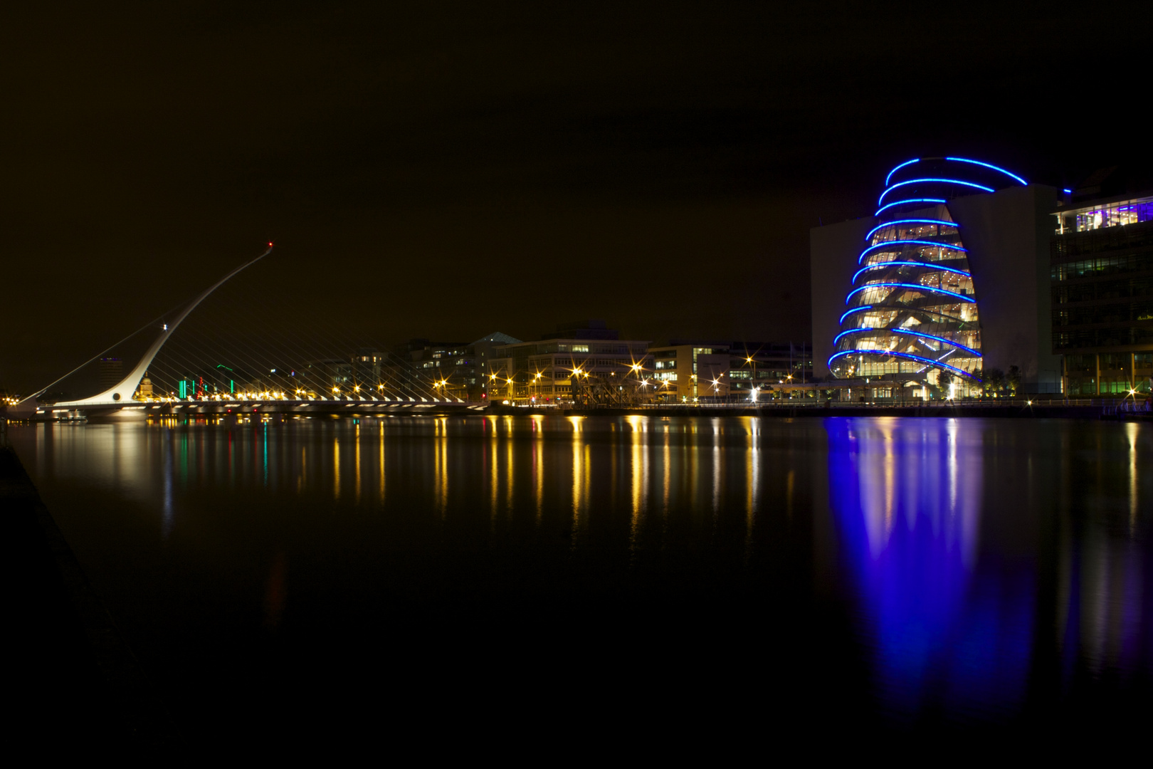 North Wall Quay at Night