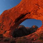 North Window at Sunset