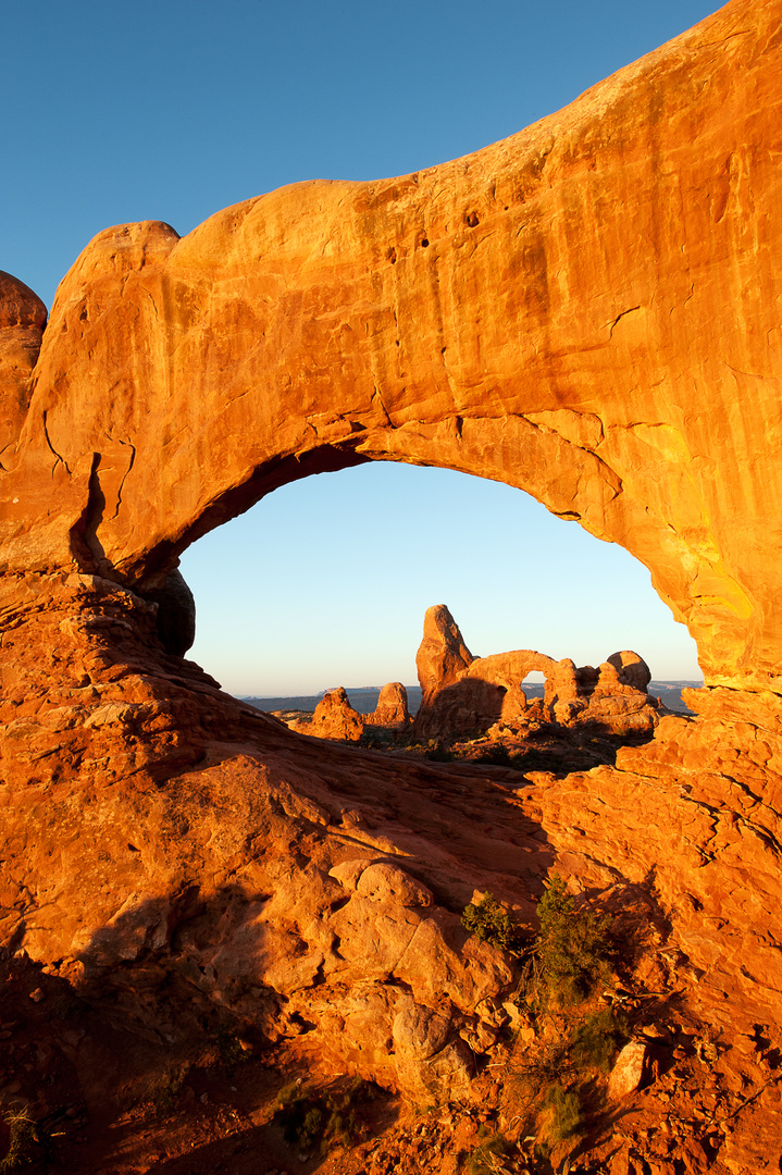 North Window bei Sonnenaufgang