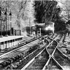 Northbound Metro-North Hudson Line Train Approaches Spuyten Duyvil