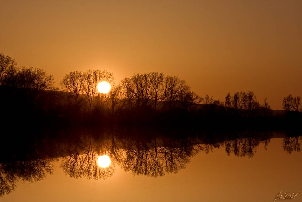 Northeimer Seenplatte ...nur noch wenige Momente bis zum Untergang