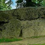 Northern Dolmen seen in profile.