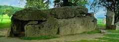 Northern Dolmen seen in profile.