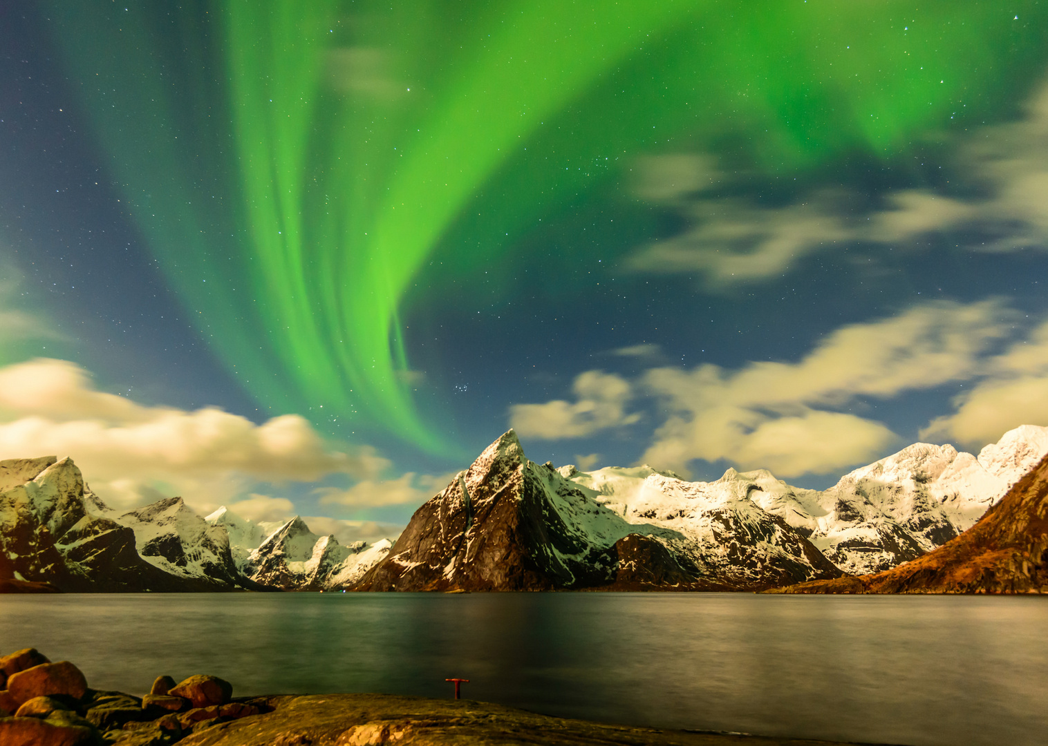 Northern light of Lofoten