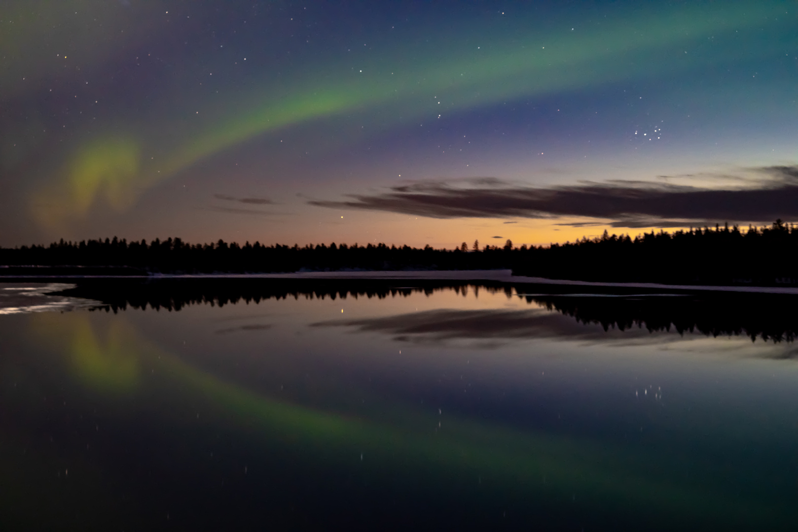 northern lights in Lapland / Sweden