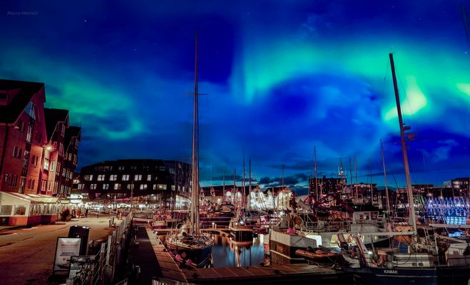 Northern lights in Norwegen