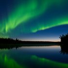 Northern Lights on Lake