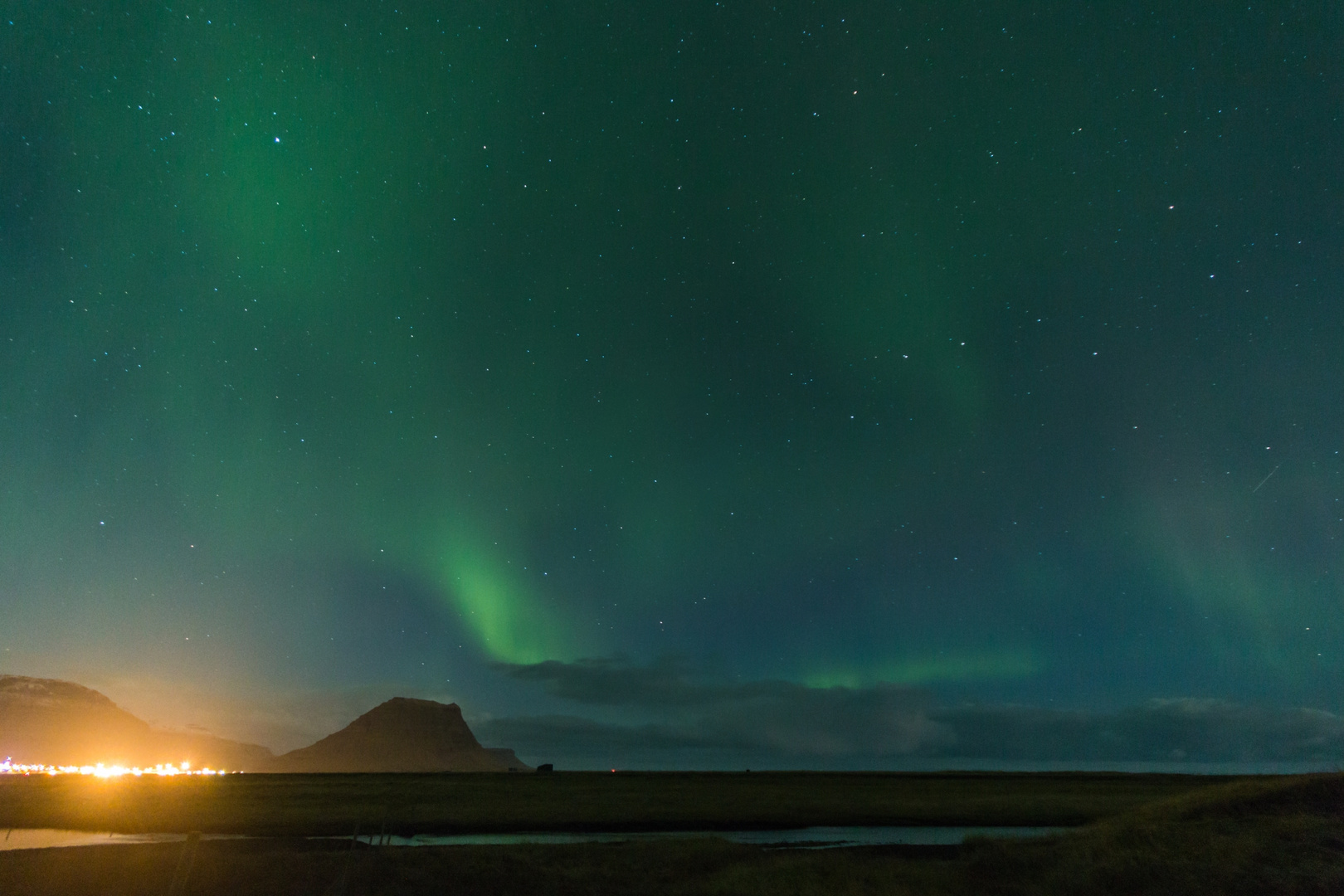 Northern Lights over Grundarfjörður