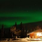 Northern lights over Kiruna