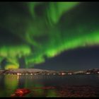 Northern Ligths over Kvaløya Island