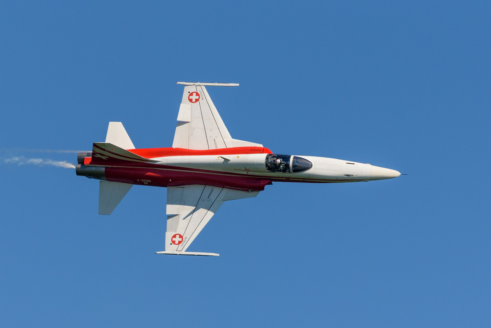 Northrop F-5 Tiger / Solopilot Kunstflugstaffel Patrouille Suisse