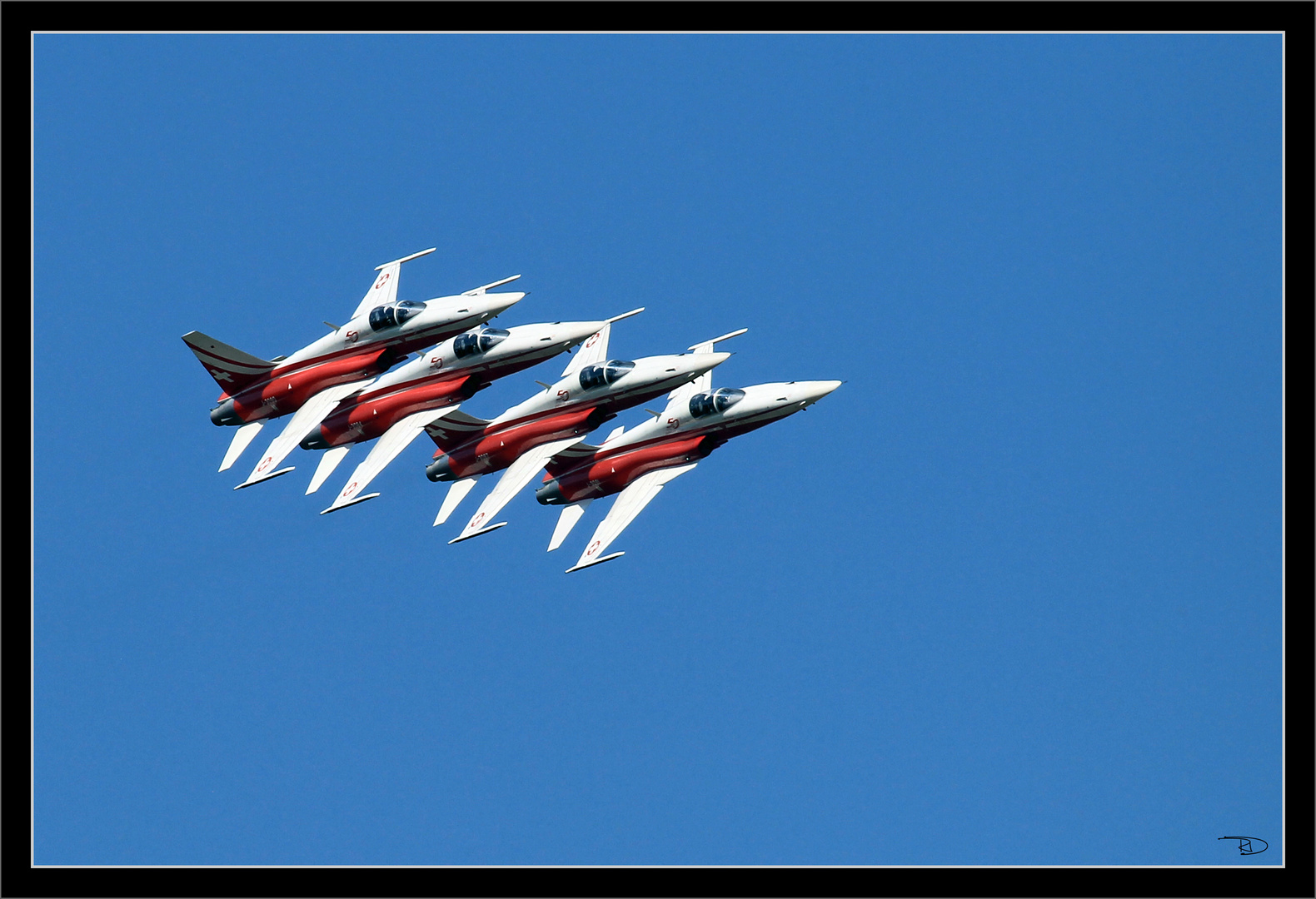 Northrop F-5E Tiger II in der Formation Shadow