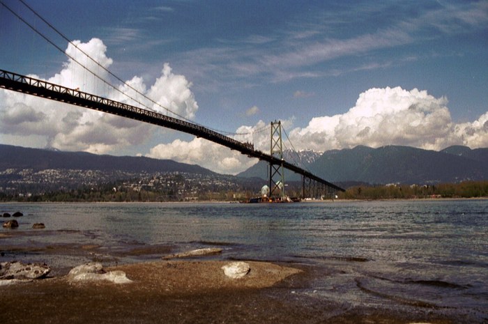 NorthVancouver vom Stanley Park gesehen