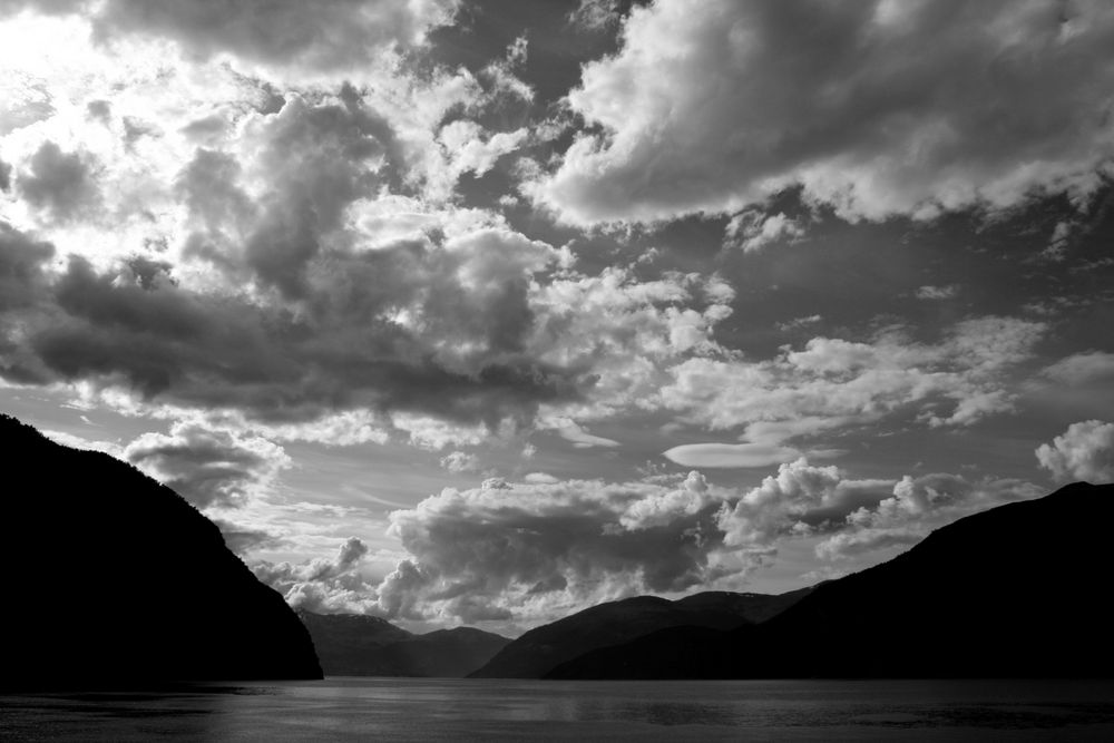 Norway in black an white