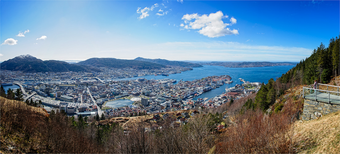 Norwegen [05] – Bergen von Oben