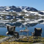 Norwegen-am einsamen See