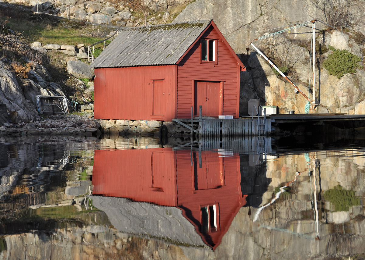 Norwegen am Fjord