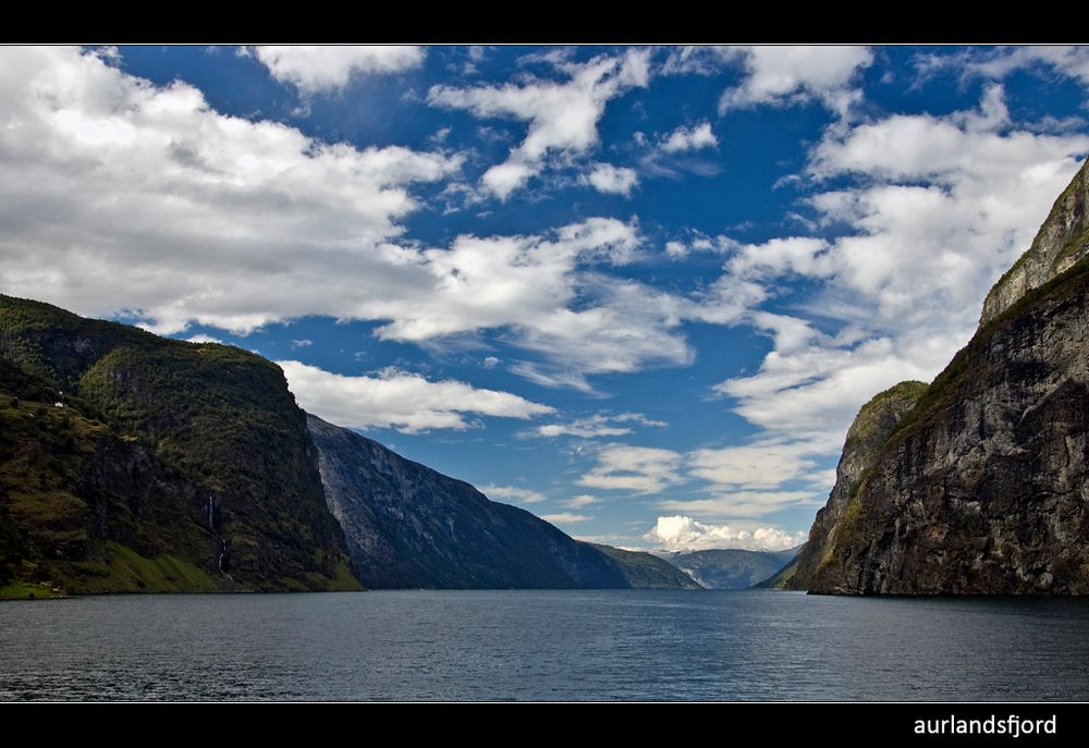 Norwegen: Aurlandsfjord