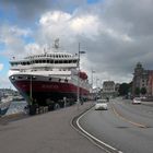 Norwegen - Bergen - Hafen - Street - Hurtigruten - MS Richard Wirth -