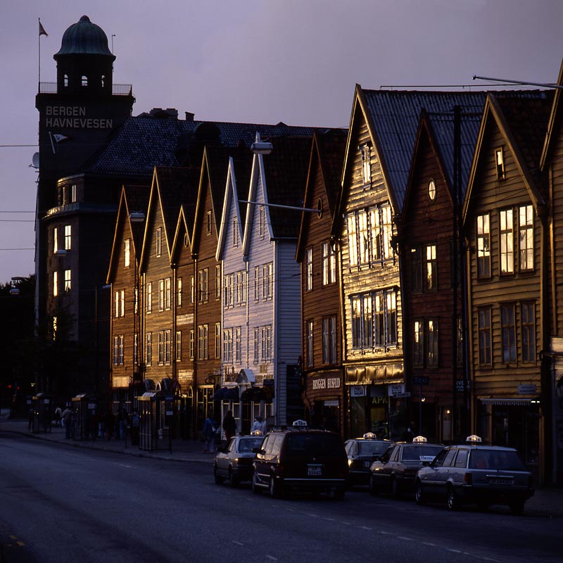 Norwegen-Bergen Tysker Brygge
